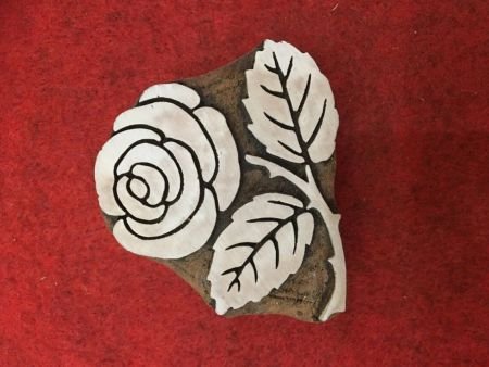 Floral Mandala Wood Stamp; Pottery Stamp; Wood Printing Block; Indian Stamp; Soap Stamp; Textile Print Block