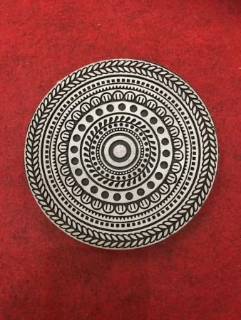 Mandala Wood Stamp; Pottery Stamp; Wood Printing Block; Indian Stamp; Soap Stamp; Textile Print Block