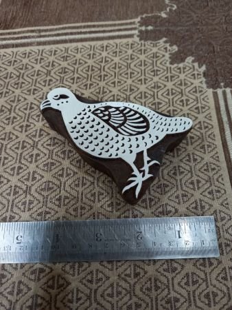 Partridge Bird ,pottery stamp ceramic mould scrapbooking tjap batik printing floral carved stamps, textile stamp; pottery stamp,