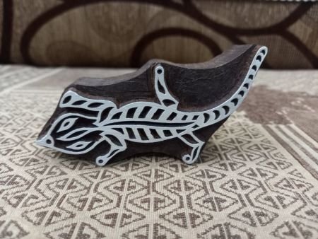 Lizard ,pottery stamp ceramic mold scrapbooking tjap batik printing floral carved stamps