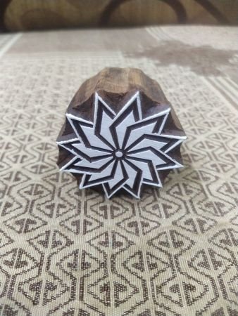 Geometric Pattern Mandala pottery stamp ceramic mould scrapbooking tjap batik printing floral carved stamps.