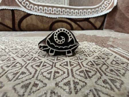 Mini Turtle pottery stamp ceramic mold scrapbooking tjap batik printing floral carved stamps