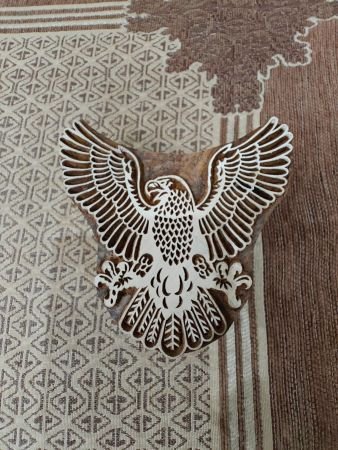 Hunting Hawk Birds pottery stamp ceramic mold scrapbooking tjap batik printing floral carved stamps.