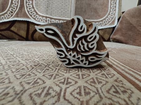 Flying Swan pottery stamp ceramic mold scrapbooking tjap batik printing floral carved stamps.