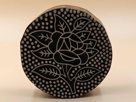 Dotty Rose Mandal ,pottery stamp ceramic mould scrapbooking tjap batik printing floral carved stamps.